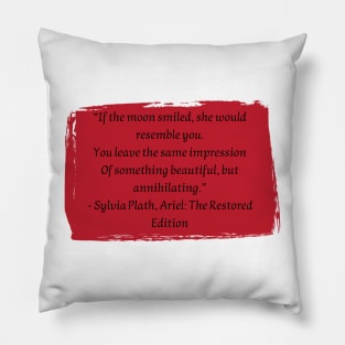 Sylvia Plath Pillow