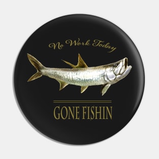 Gold Tarpon Pin