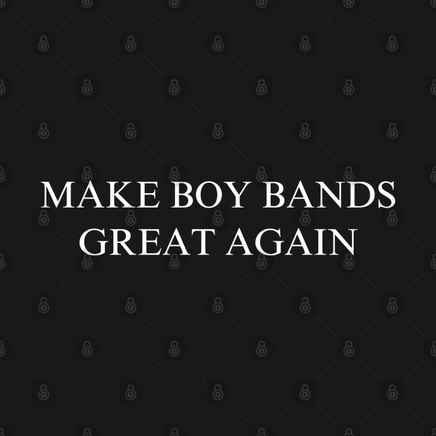 Make Boy Bands Great Again by coyoteandroadrunner