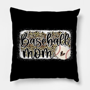 Baseball Mom Leopard   Baseball Mom Pillow