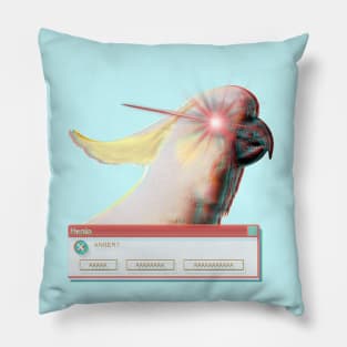 A E S T H E T I C - angery cockatoo Pillow