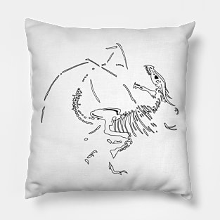 Dragon Fossils Pillow