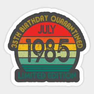 35th Birthday Gifts For Wife Stickers Teepublic