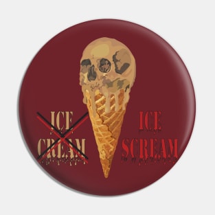 Ice scream not ice cream Pin