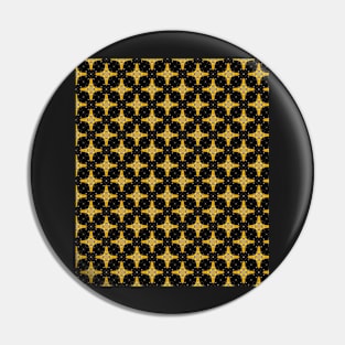 Geometric Pattern From Bananas and Chess Pieces Pin