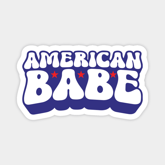 American Babe, 4th Of July Magnet by Darksavage