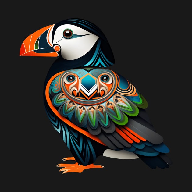 Alaska's Iconic Puffins as Beautiful Art: Add a Touch of Coastal Charm to Your Decor by Shogun Designs