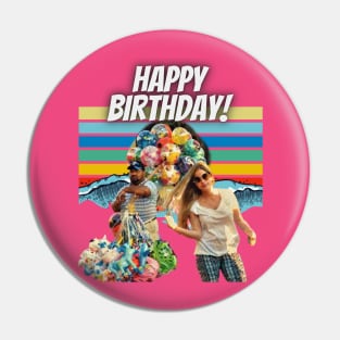 Happy Birthday! Balloons Pin