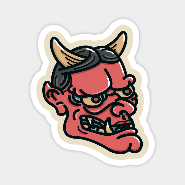 Hannya Magnet by Never Not Tired Club