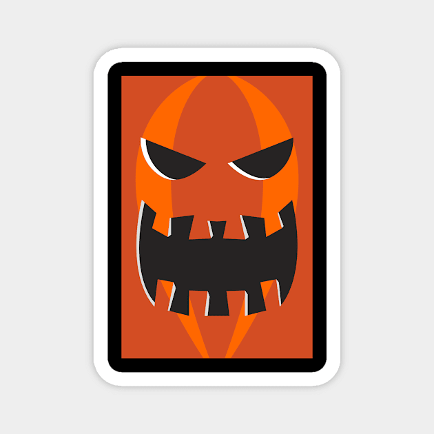 Pumpkin. Halloween Magnet by katanya78