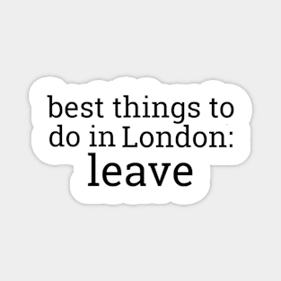 Best Things To Do In London Magnet