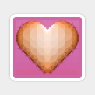 Lesbian pride heart Magnet