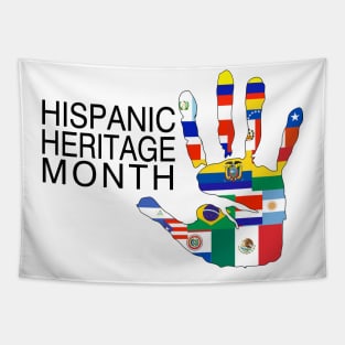 Proud Latina For Women Funny Hispanic Heritage Month Flag Tapestry