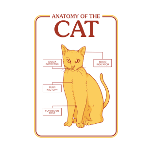 Anatomy of the Cat T-Shirt