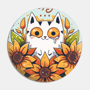 Summer Kitten Sniffles - Allergic Cat Pin