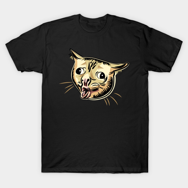 Coughing Cat Meme Coughing Cat T Shirt Teepublic