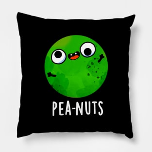Pea-nuts Funny Crazy Pea Pun Pillow