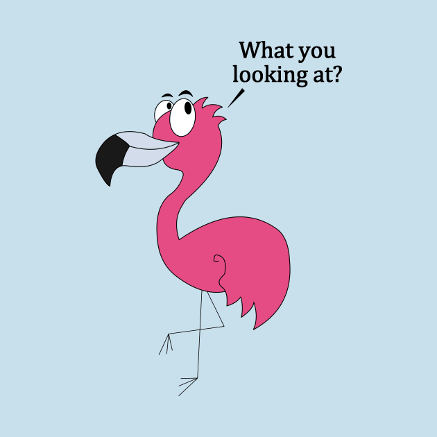 Carlos the Paranoid Flamingo by mm92