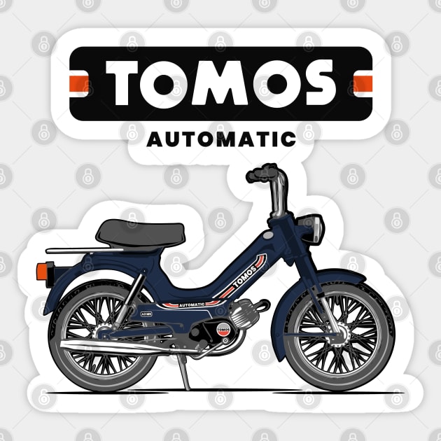 Tomos Automatic - Dark blue - Tomos Automatic - Sticker