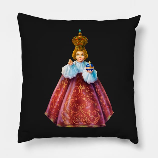 Child Jesus of Prague Pillow by alinerope