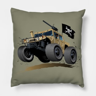 Cartoon jeep Pillow