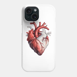purple heart design Phone Case