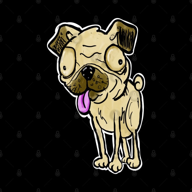 DORKATSTIC pug dog by silentrob668