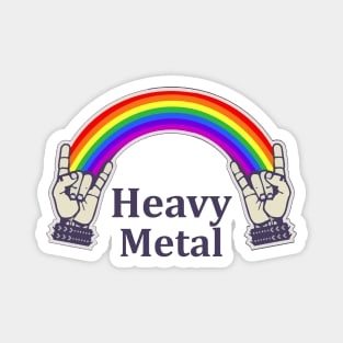 Heavy Metal Rainbow - Plain Magnet