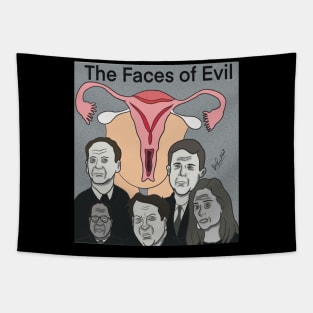 The Faces of Evil Tapestry