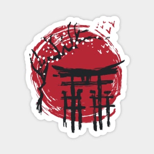 Japanese Art - Torii Magnet