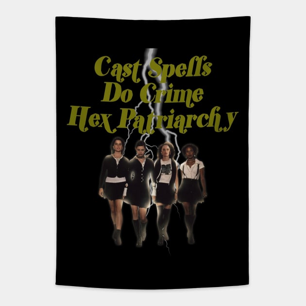 The Craft: Cast Spella, Do Crime, Smash Patriarchy Tapestry by Xanaduriffic