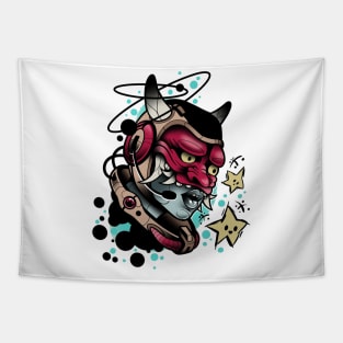 hannya cyber Tapestry