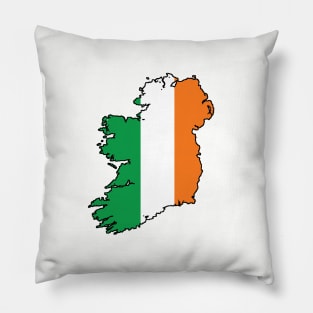 Ireland with flag Pillow