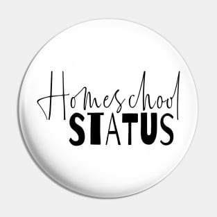 Homeschool status, unschool, worldschool, Pin