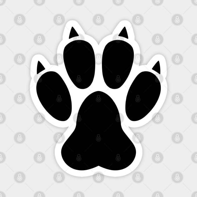 Paw Print Magnet by Firestorm Fox