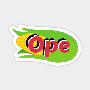 'Ope' Corn Magnet