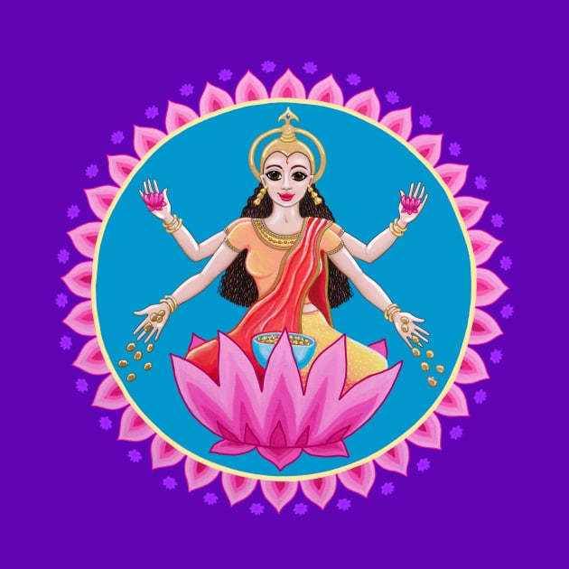 Beautiful Goddess Lakshmi by SoozieWray