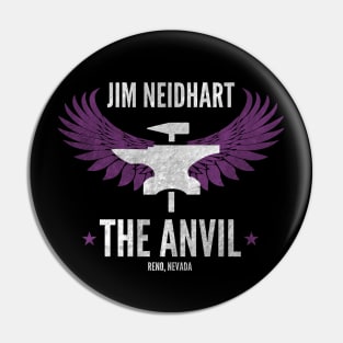 The Anvil T-Shirt Black Distressed Pin