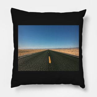 Dark Tar Highway Pillow