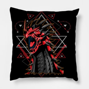 dragon angry Pillow