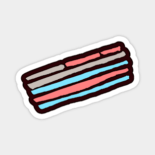 Stripes Deco Design Logo - Color Lines Magnet