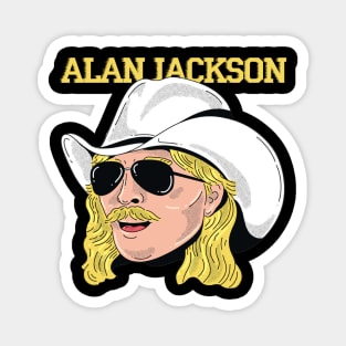 alan jackson art visual Magnet