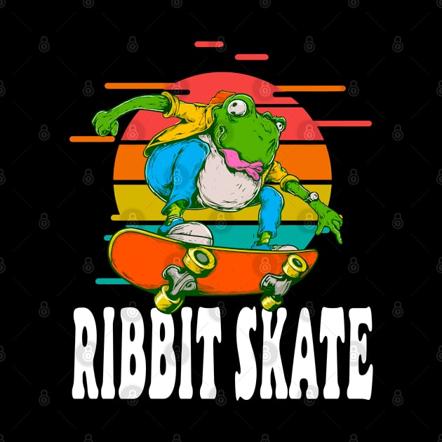 Skateboarding Frog by Outrageous Flavors