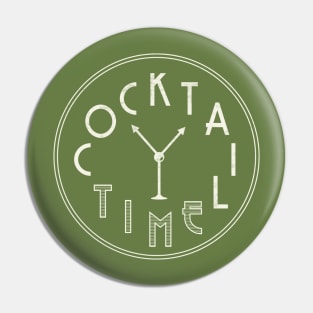 Cocktail Time Off White Edition Pin