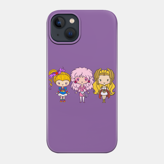 Lil' CutiEs- Eighties Ladies - Rainbow Brite - Phone Case