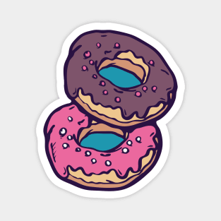 American Donuts illustration Magnet