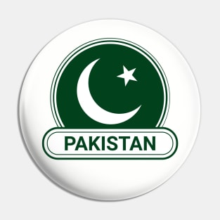 Pakistan Country Badge - Pakistan Flag Pin