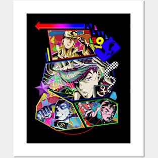 Jojo Menacing (Jojo's Bizarre Adventure) Home Fine Art Print