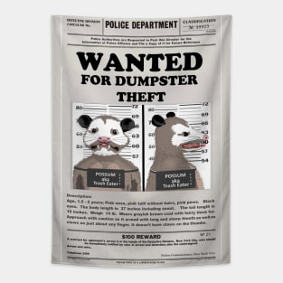 Possum Wanted Tapestry