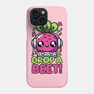 Drop A Beet! Cute DJ Vegetable Pun Phone Case